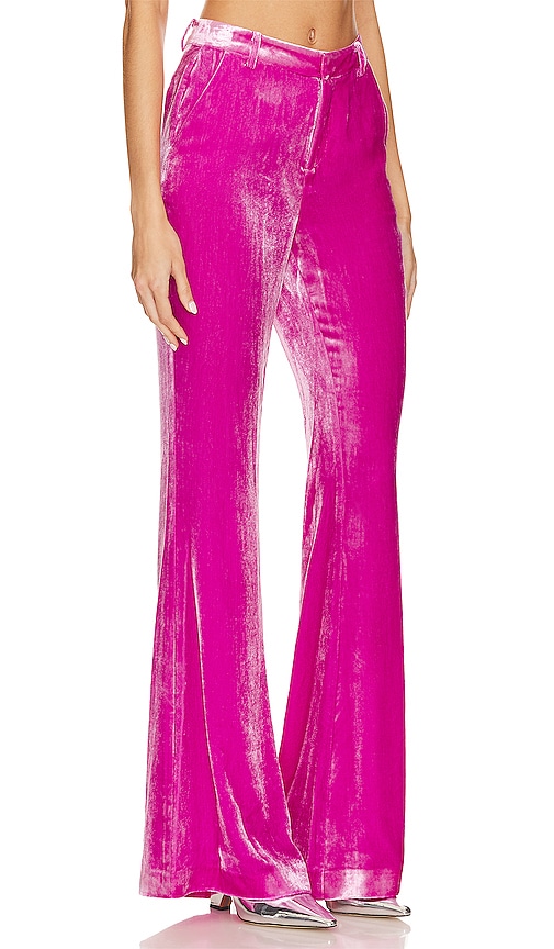Shop L Agence Lane Flared Trouser In Pink