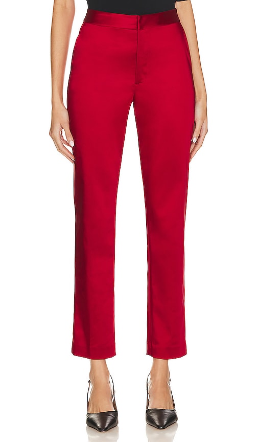 Shop L Agence Rebel Trouse In Red