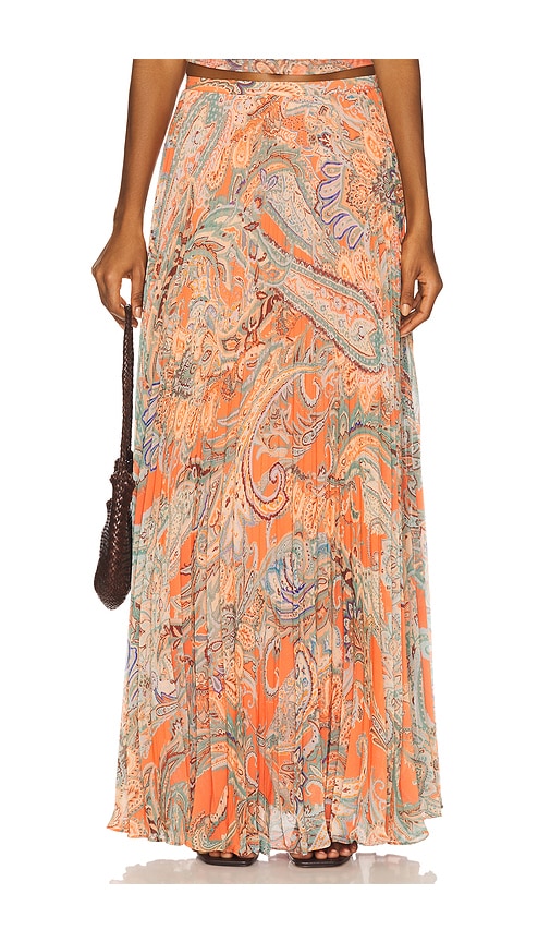 Torin Pleated Maxi Skirt