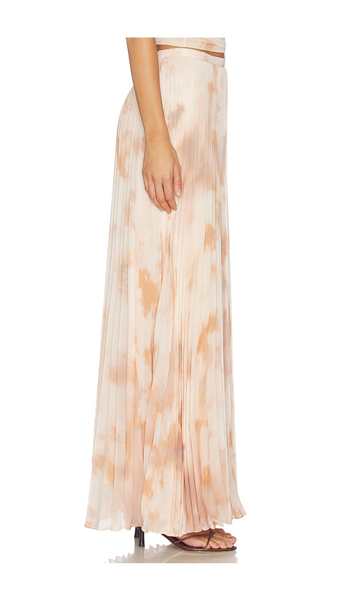  L'agence Rock Torin Pleated Maxi In Beige. Größe 2. Also In 6, 10, 12. 