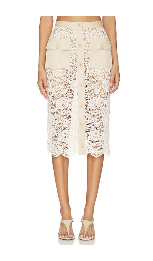 L'AGENCE Shae Below Knee Skirt | Thumbnail 3
