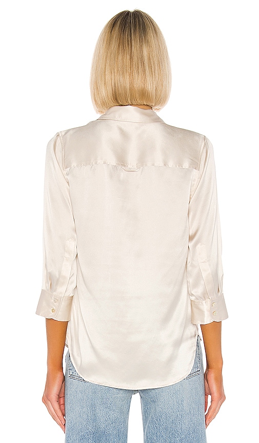  L'agence Bluse Dani In Ivory. Größe Xs. Also In S, M, L, Xl. 