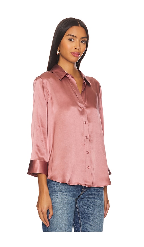 L AGENCE DANI 3/4 SLEEVE BLOUSE 