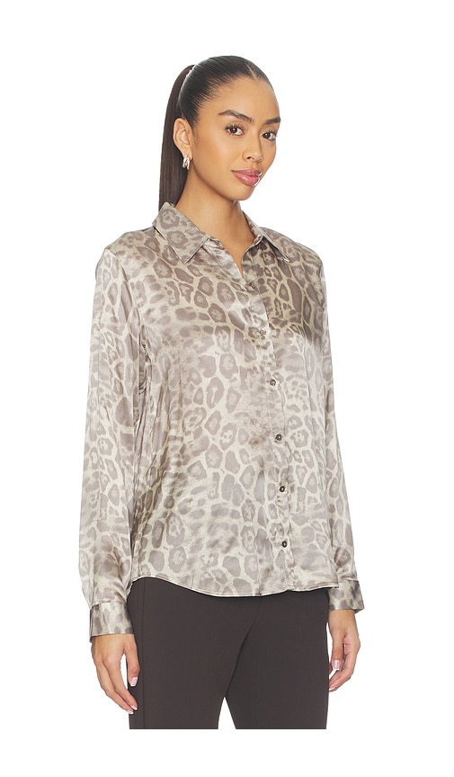  L'agence Langarm-bluse Tyler In Light Grey. Größe Xs. Also In S, M. 