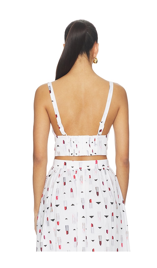  L'agence Bustier Kaori In White. Größe Xxs. Also In Xs, S, M. 