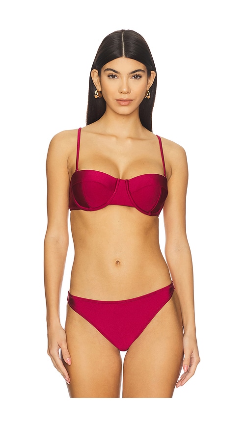 L'AGENCE Alexandria Bikini Top