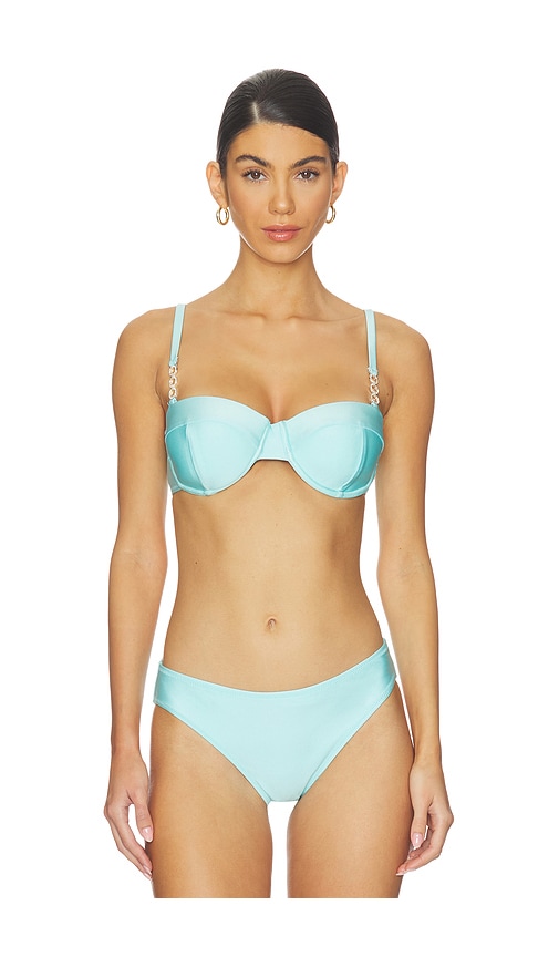 L'AGENCE Alexandria Bandeau Bikini Top