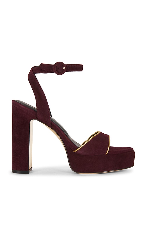L'AGENCE Essie Sandal in Wine. - size 10 (also in 7, 7.5, 8, 8.5, 9, 9.5)
