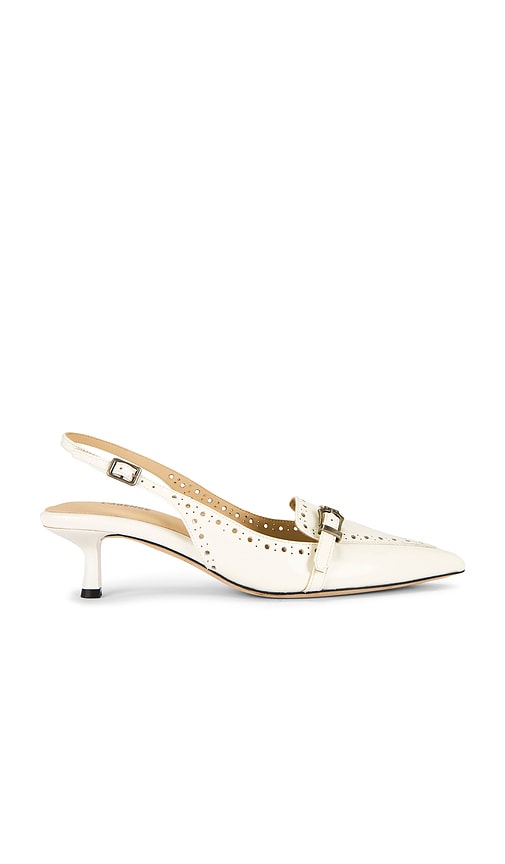 L Agence Lourdes Pump In White