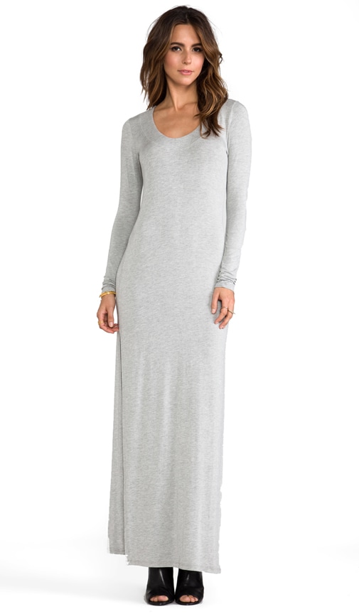 Deep Neck Maxi with Side Slits