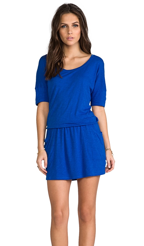 Slub Short Sleeve Ballet Dress