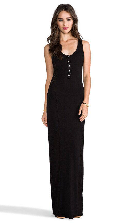 Scoop Henley Maxi Dress