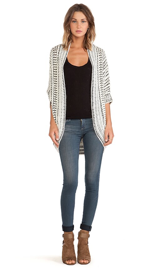 Cocoon Shape Cardigan