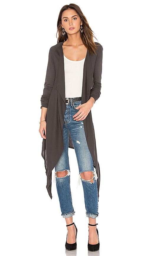 LA Made Sylvia Cardigan in Raven