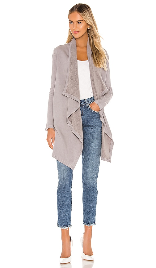 La Made Aria Essential Cardigan In On The Rocks