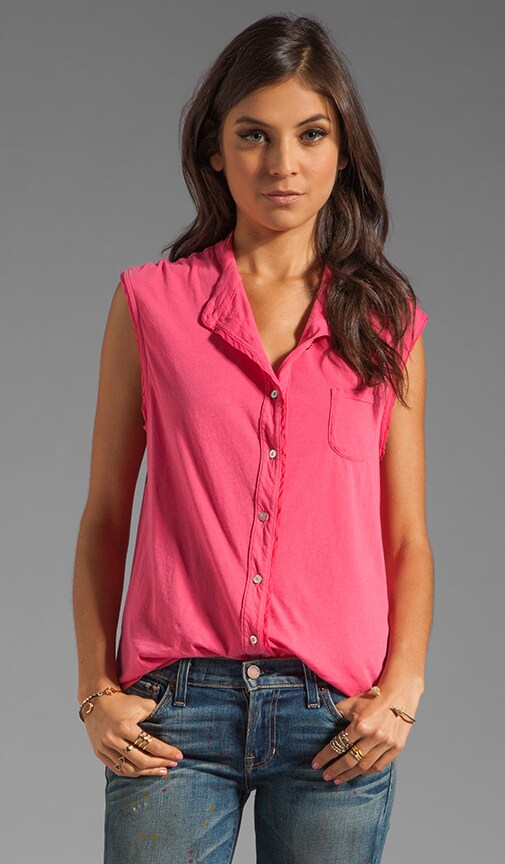 Button Front Tank
