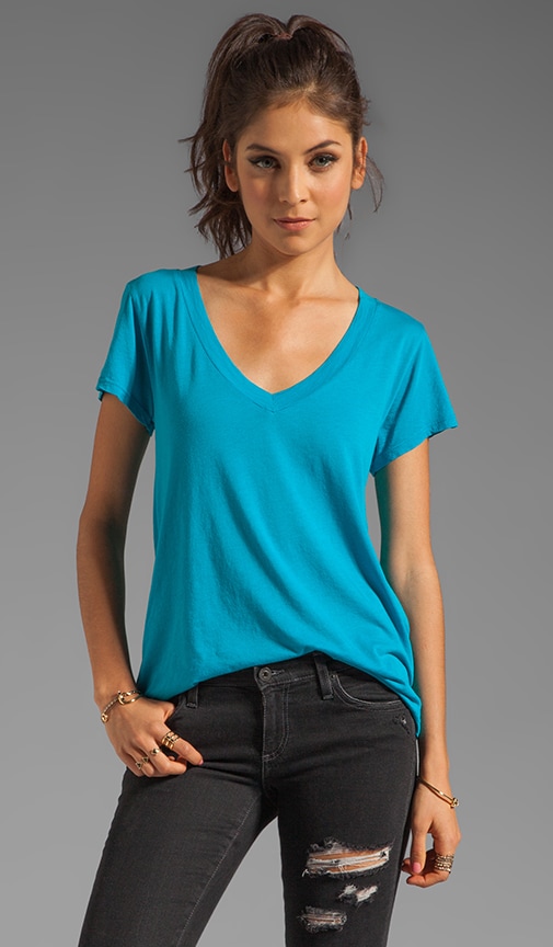 Low V Neck BF Tee