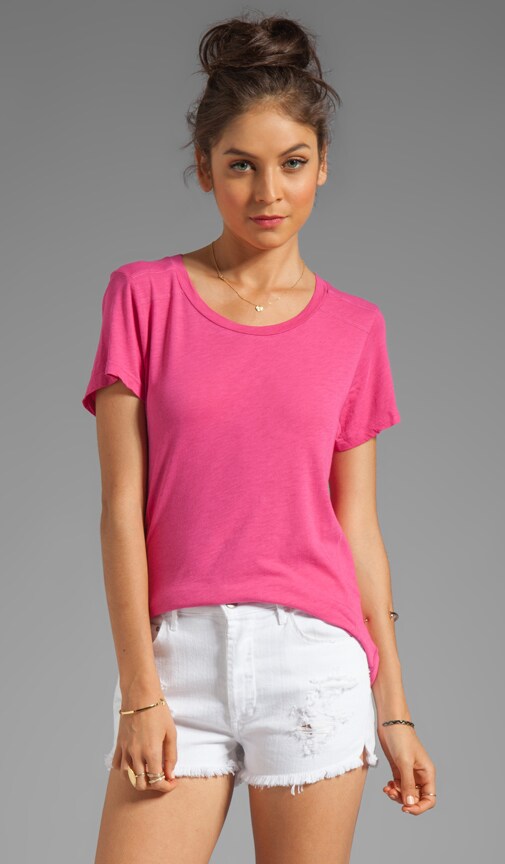 Slub Jersey Crew Neck Tee