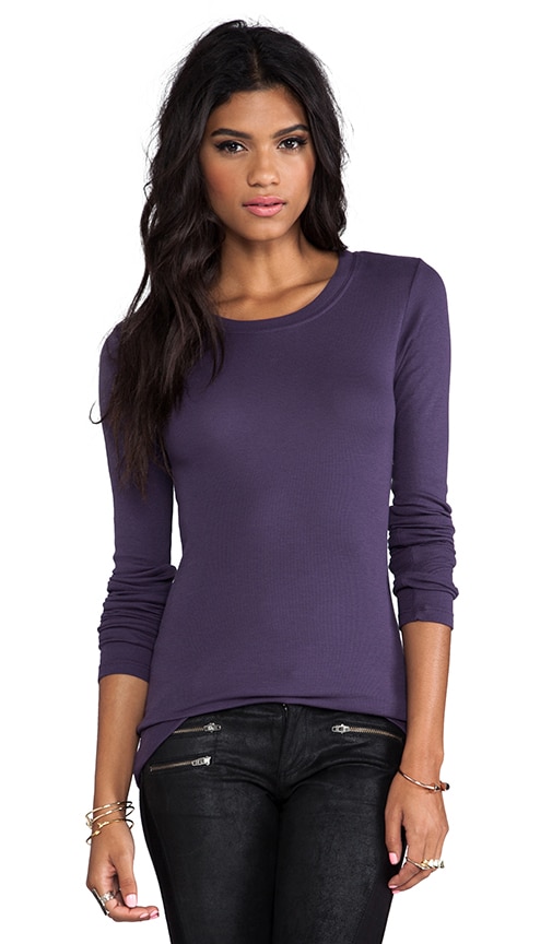 Long Sleeve Crew Neck Top