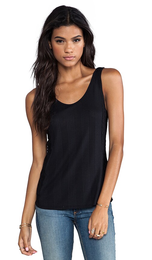 V-Neck Tank with Lace
