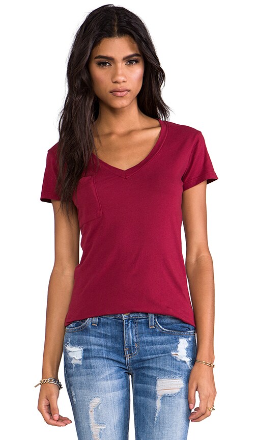 Tissue Jersey V-Pocket Tee