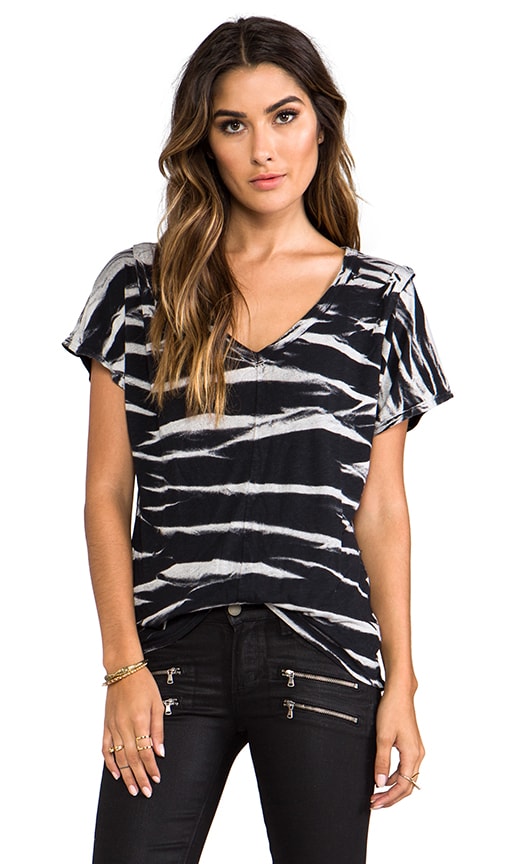 Horizon Wash on Jersey Oversized Pleat Top