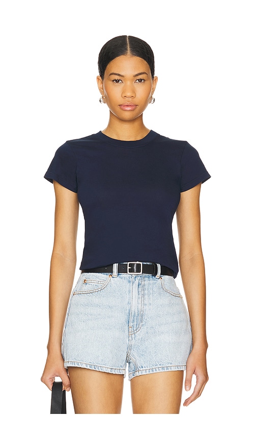 Lamade Basic Tee In 深蓝色