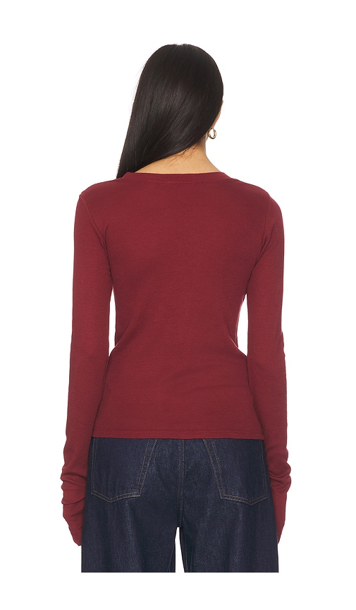  La Made Shirt In Burgundy. Größe S. Also In Xs. 