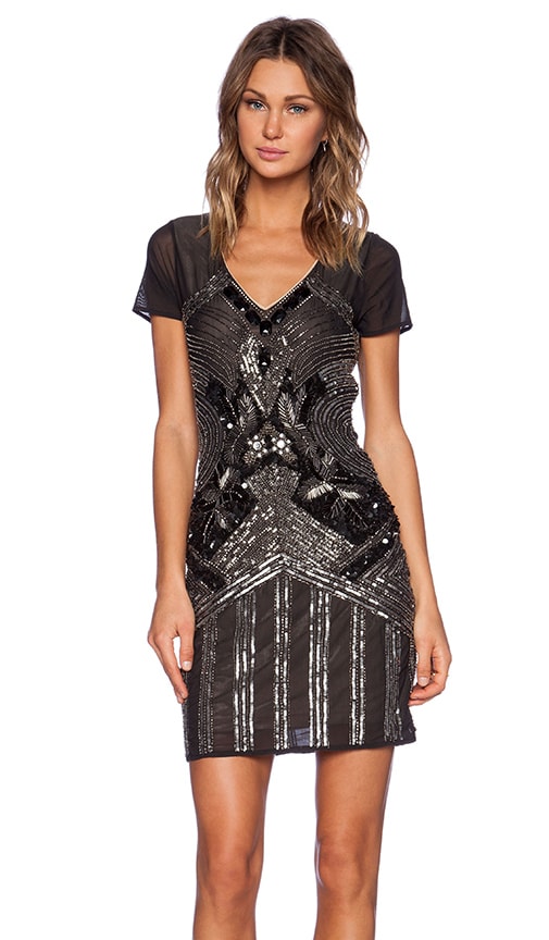 Sequin Cap Sleeve Dress
