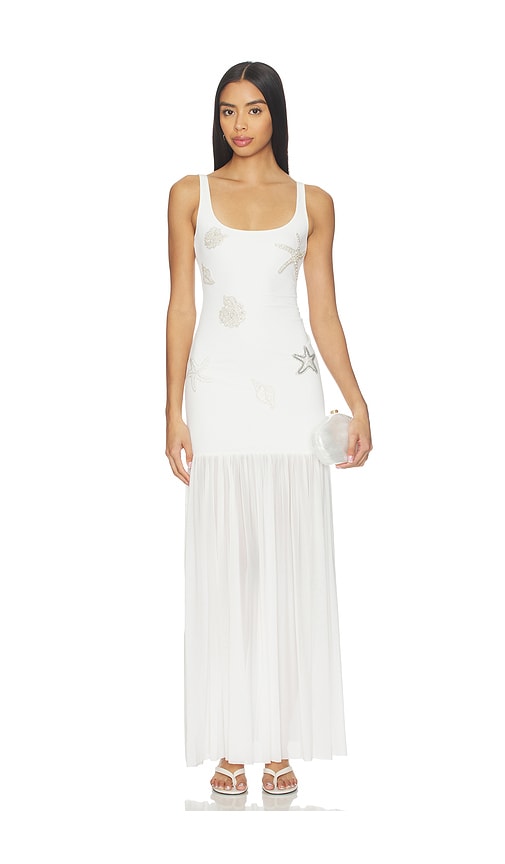 Leslie Amon Flow White Maxi Dress