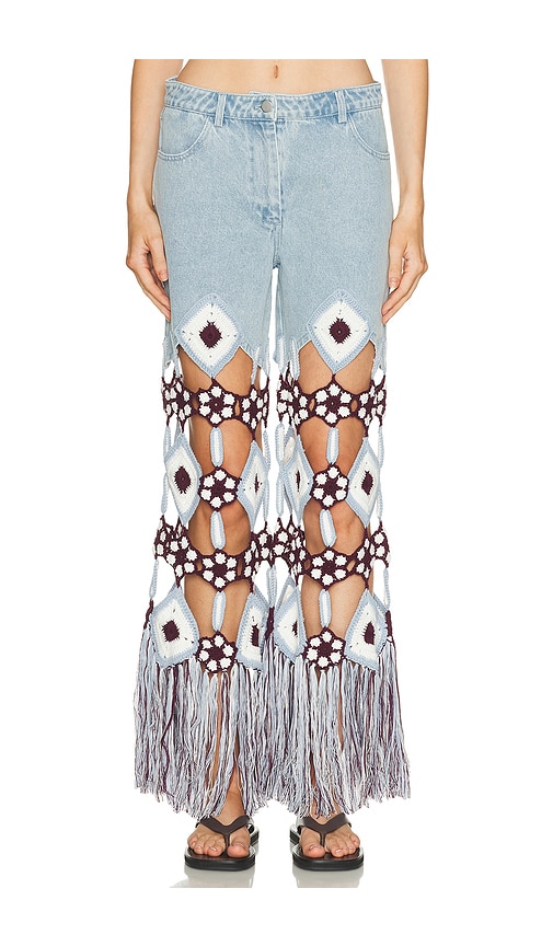 Leslie Amon Belma Crochet Jean