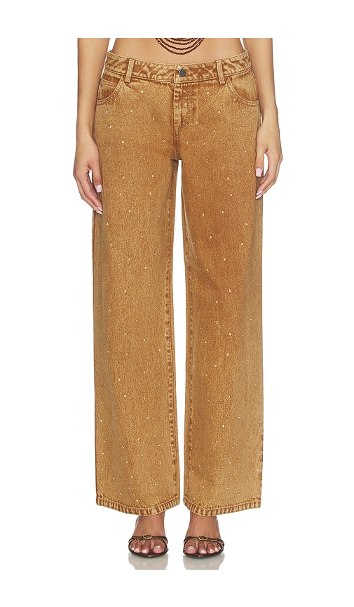 Leslie Amon x REVOLVE Denim Rhinestone Festival Pants | Thumbnail 3 Leslie Amon x REVOLVE Denim Rhinestone Festival Pants | Thumbnail 3