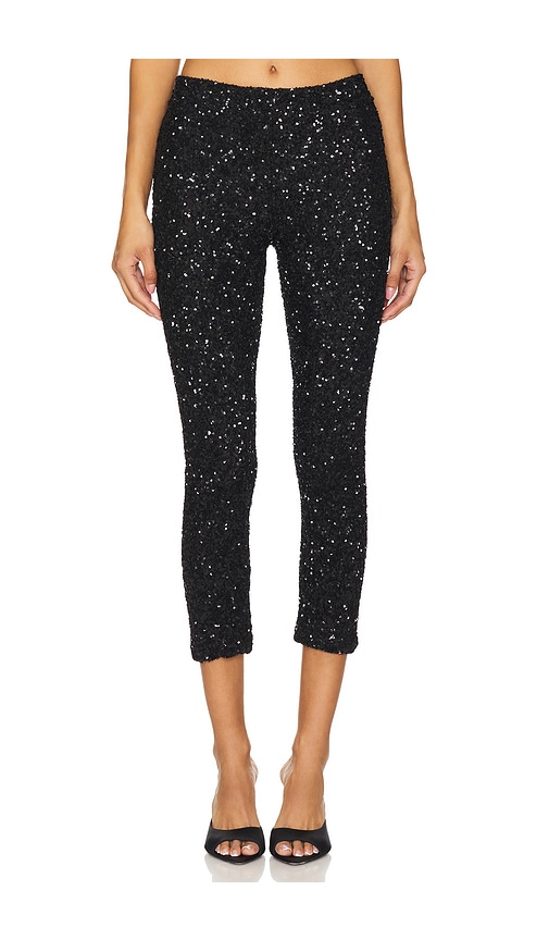 Shop Leslie Amon Capri Leggings In Black