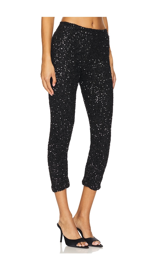 Shop Leslie Amon Capri Leggings In Black