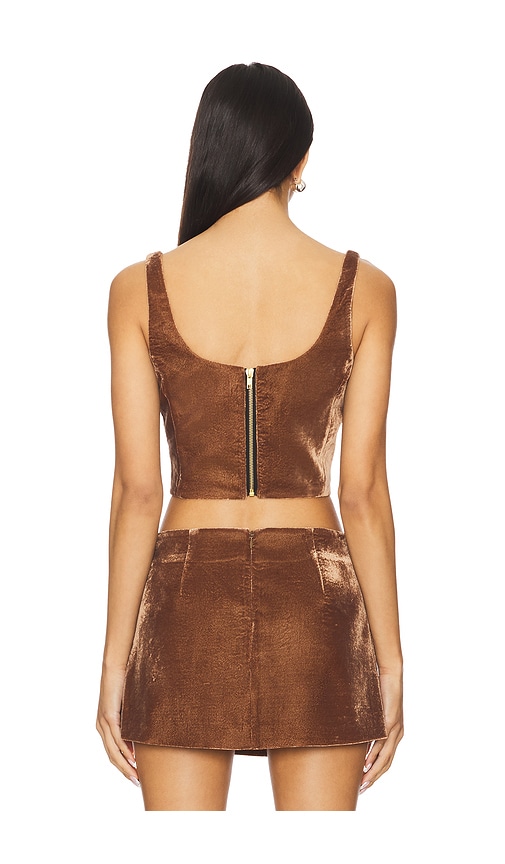  Leslie Amon Crop-top Desert In Brown. Größe S. Also In Xs, M. 