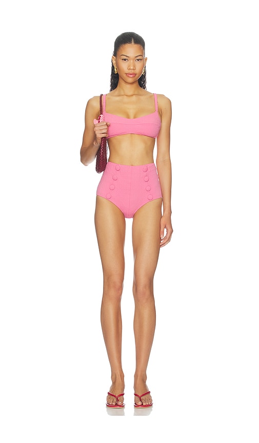 Lisa Marie Fernandez Balconette High-waist Bikini Set