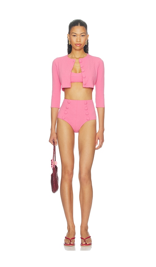 Lisa Marie Fernandez Balconette High-waist Bikini Set | Thumbnail 4