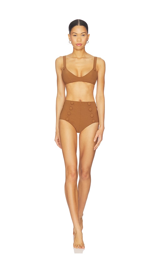 Lisa Marie Fernandez Magdalena High Waist Bikini Set