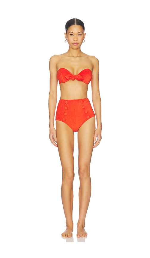 Lisa Marie Fernandez Poppy High Waist Bikini Set