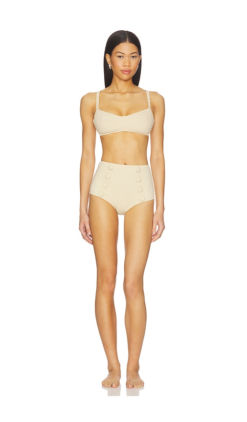 Lisa Marie Fernandez Balconette High Waist Bikini Set