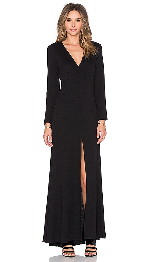 Lanston Long Sleeve Maxi Dress In Black Revolve 