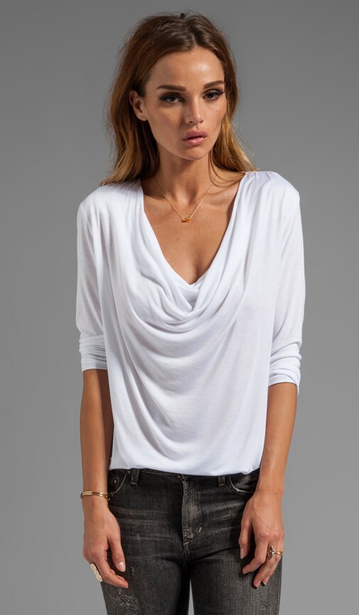 3/4 Sleeve Drape Tee