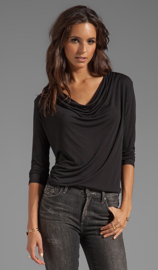 3/4 Sleeve Drape Tee
