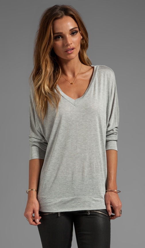 Long Sleeve V Neck Top