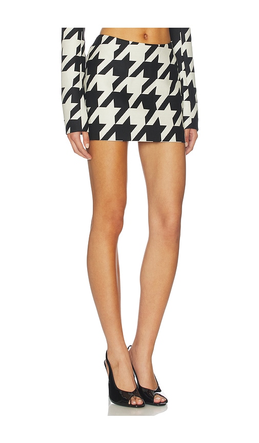 Laquan Smith Low Rise Mini Skirt In Multi