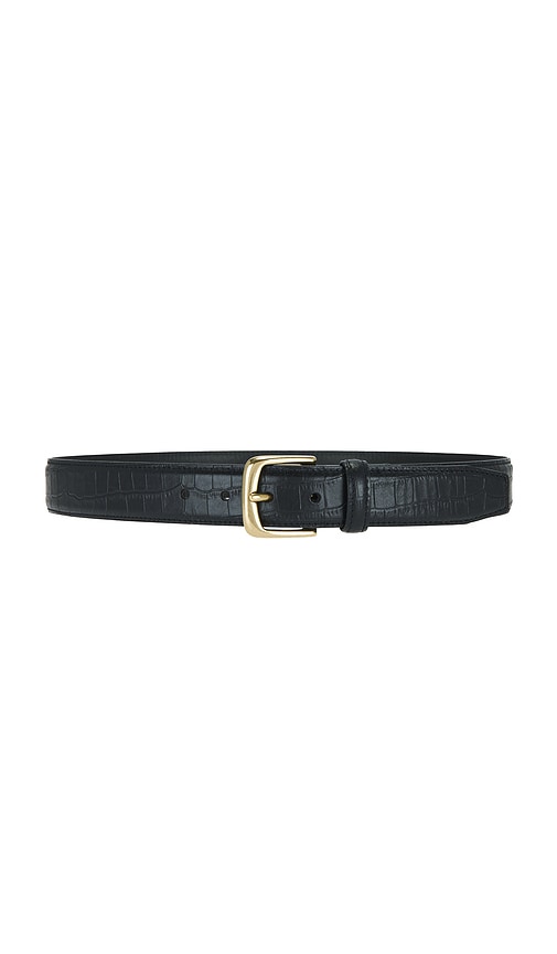 x REVOLVE Croco Black Belt