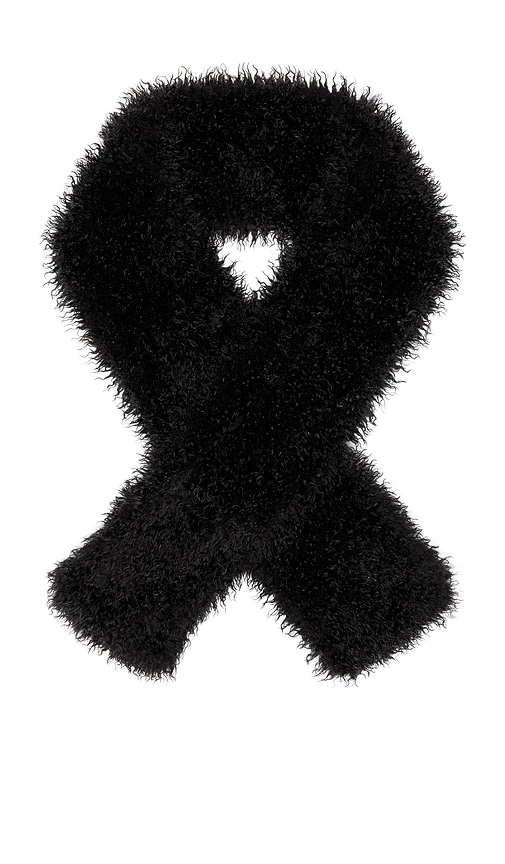 Lamarque Haris Faux Fur Scarf In Black