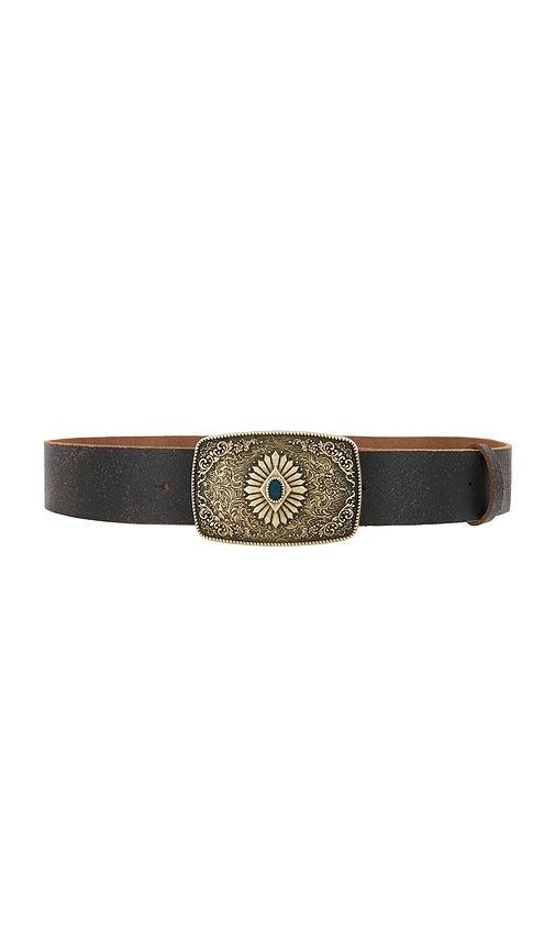 Metal Buckle Leather Belt