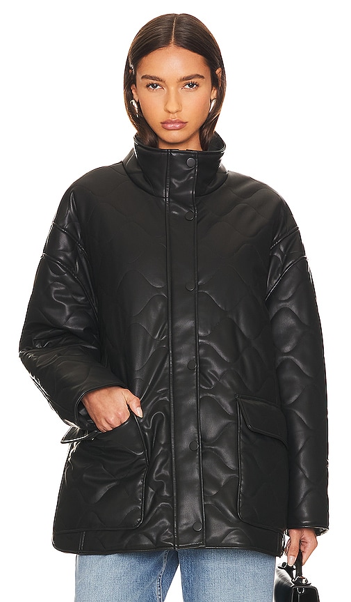 Shop Lamarque Verina Coat In Black