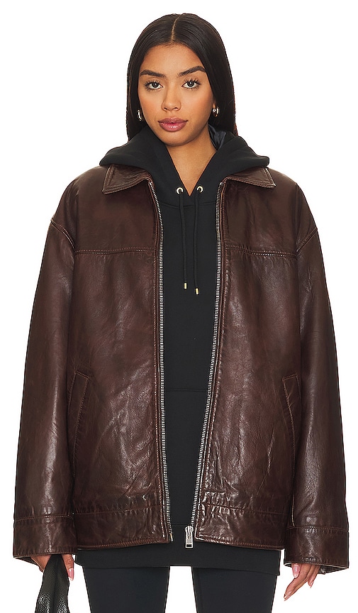 Lamarque Theia Jacket In Chocolate